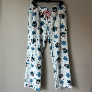 Sesame Street Cookie Monster Plush Pajama Bottoms